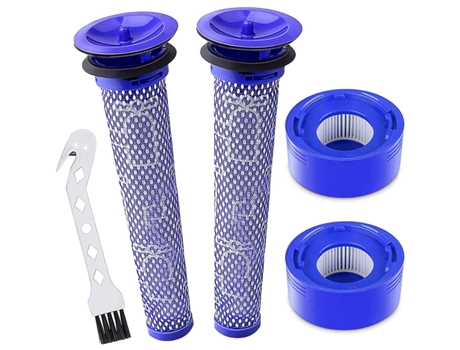 Kit de 2 pacotes para dyson v7, v8 animal e aspirador sem fio absoluto