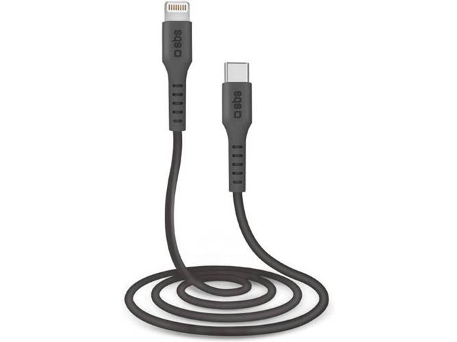 Cable SBS TECABLELIGTC1K (Lightning - USB-C - 1 m - Negro)