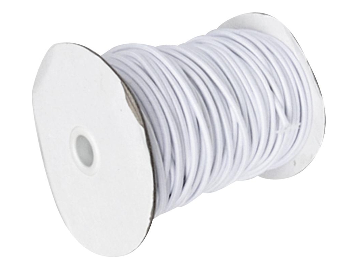 Cuerda Elástica Elástica Blanca De 4 Mm Y 5 Atar -