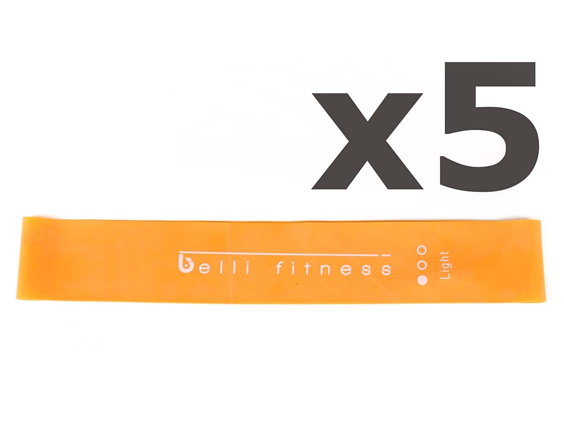 Banda Elástica BELLIFITNESS Naranja Fácil