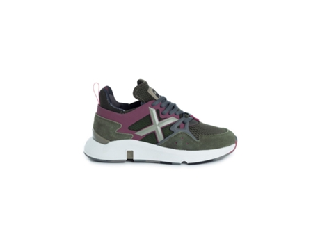 Zapatillas MUNICH Clik Piel Unisex (44 - Verde)