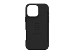 Funda Magsafe Patrón Hexagonal Modelo para iPhone 16 Pro Max UAG Acrílico Negro