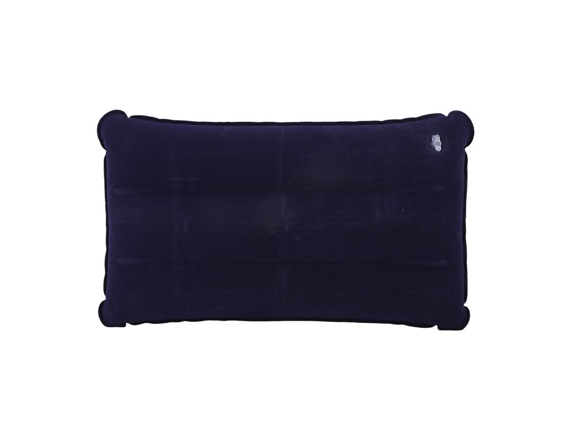 Travesseiro Inflável Pvc Para Camping Hiking Mochilão Com Prova De Vazamento Azul Marinho Portátil