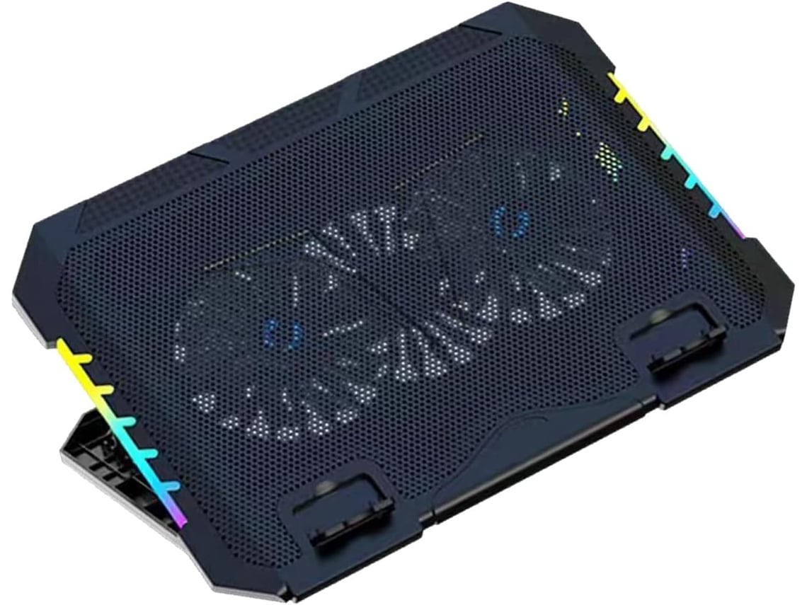 Refrigerador Para Portátil Gaming Con 2 Puertos Usb, Alta Velocidad Y Luces Led.