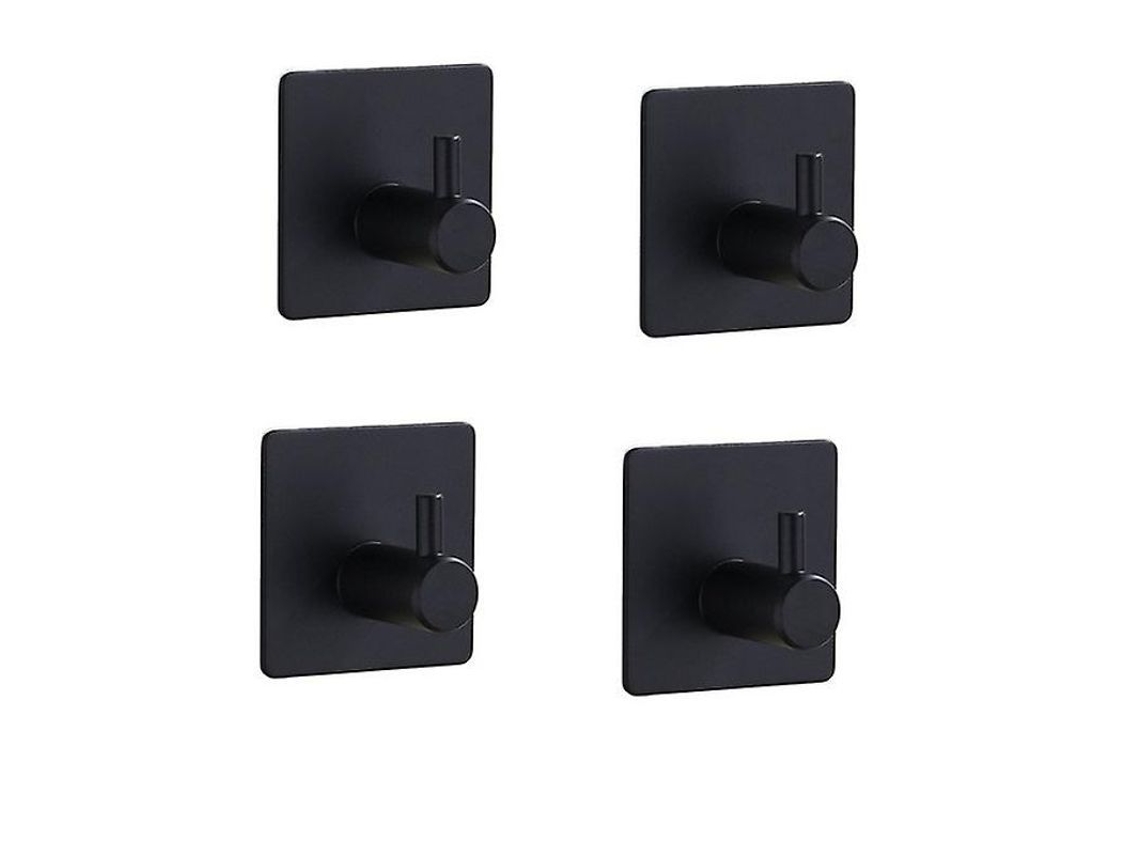2026-4pcs Perchas Cuadradas De Acero Inoxidable 304 Para Baño Cocina Y Dormitorio