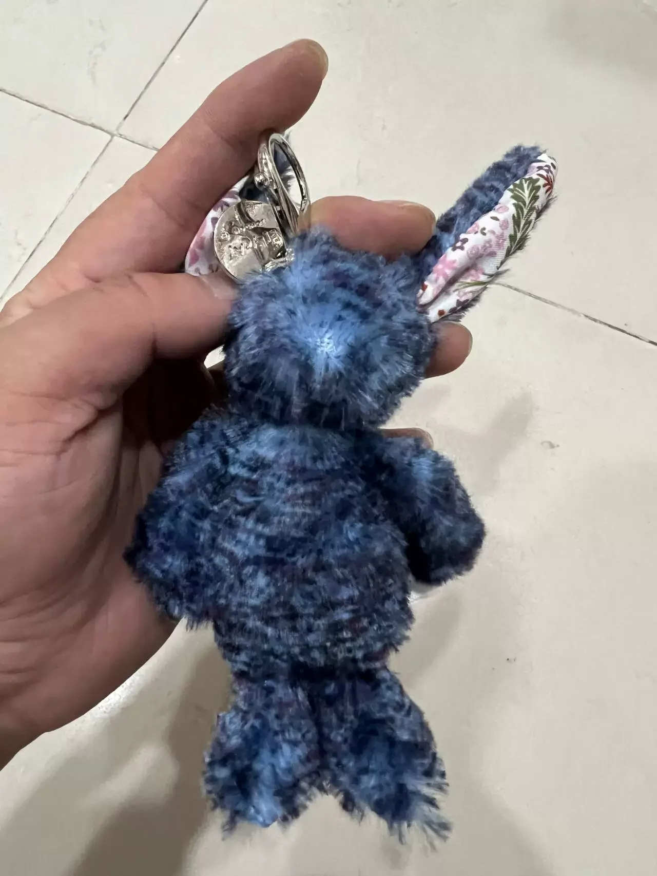 (coelho Azul) Chaveiro De Pelúcia Fofo, Pingente De Brinquedo Macio. Decoração Para Bolsa.