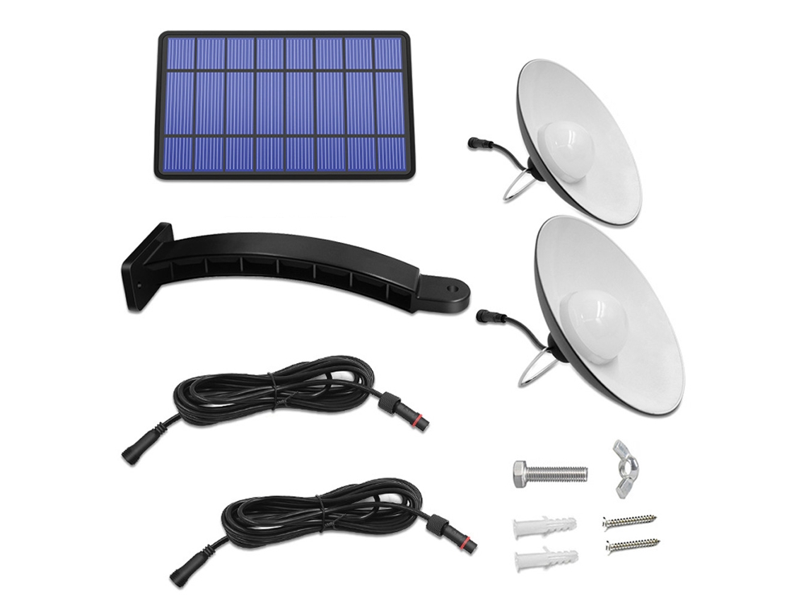 Lámparas colgantes solares LED para exteriores, impermeables IP65, con función crepuscular