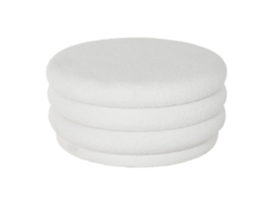 Mesa Centro Poliester Tapa Blanco 79x79x38cm