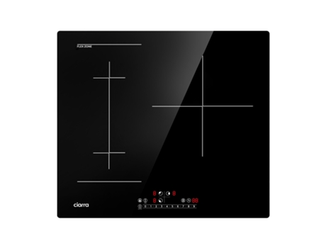 Placa de inducción CIARRA 3 fuegos 6500W Función Boost y Zona Flex 59cm CD3BFBIH