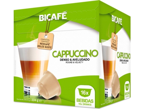 Cápsulas de Café BICAFÉ Cappuccino (16 cápsulas)