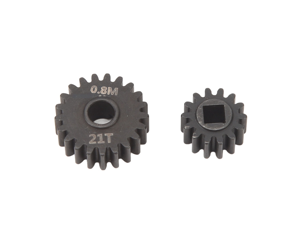 Mali engrenagem Redutora de Aço Preto 0.8m 14t 21t para Carro Rc Axial Capra Scx10 Iii 1/10