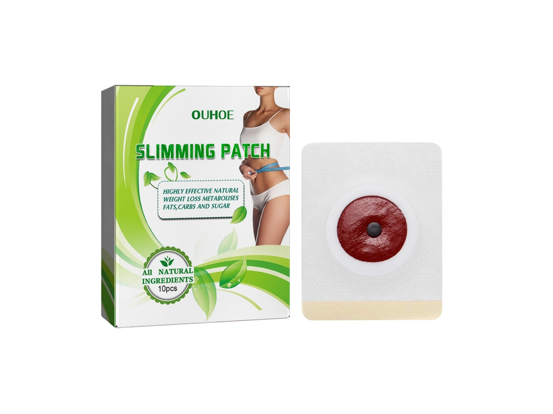 Parche herbal Ouhoe para el ombligo, ideal para adelgazar y moldear el cuerpo.