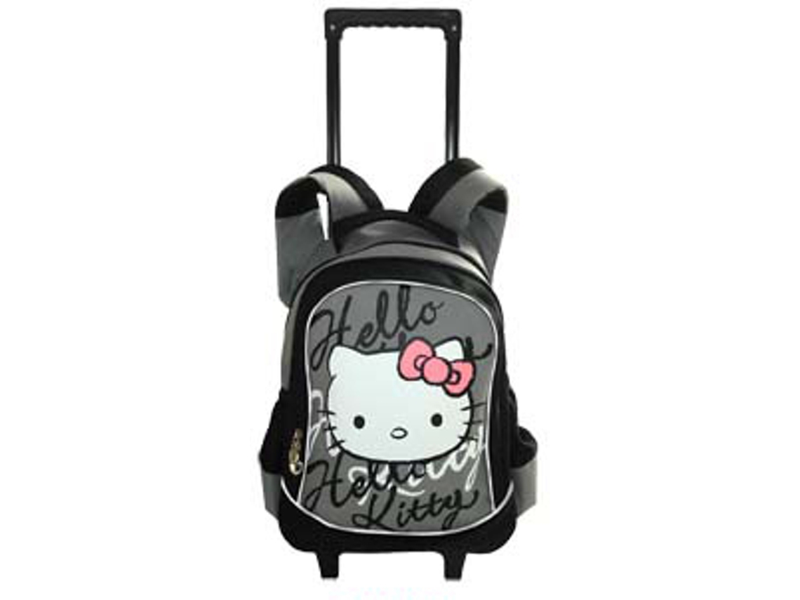 Mochila BI-JOY com Rodas Cinza Face Logo Kt