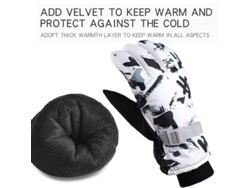 Hombre/unisex Guantes Esquí Impermeables Cuero Sintético Antideslizantes Pantalla Táctil Motociclismo Ciclismo Forro Polar Cálidos Nieve Snowboard