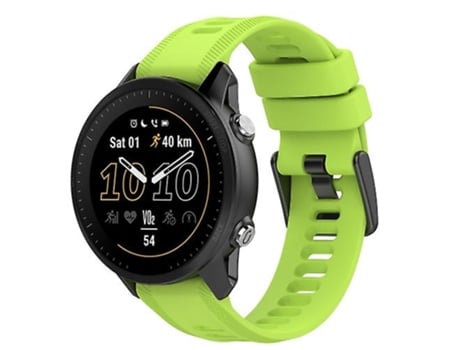 Correa De Reloj Inteligente Para Garmin Forerunner 945, Banda De Reloj De Silicona Sólida De Color Lima De 22Mm VENISYMLIS