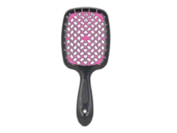 Cepillo plano antiestático, desenredante y masajeador, con cerdas suaves para alisar y secar el cabello. Rosewell