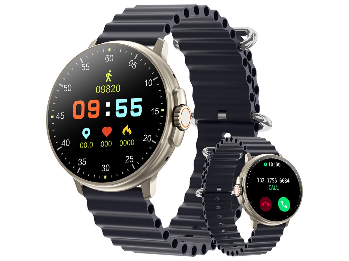 Reloj inteligente Yizhood LC306 con más de 100 modalidades deportivas, color negro