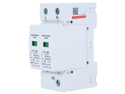 Dispositivo De Protección Contra Sobrecargas Módulo Blanco 2p Lt1-40 40ka Anti-trueno Aparatos Modulares