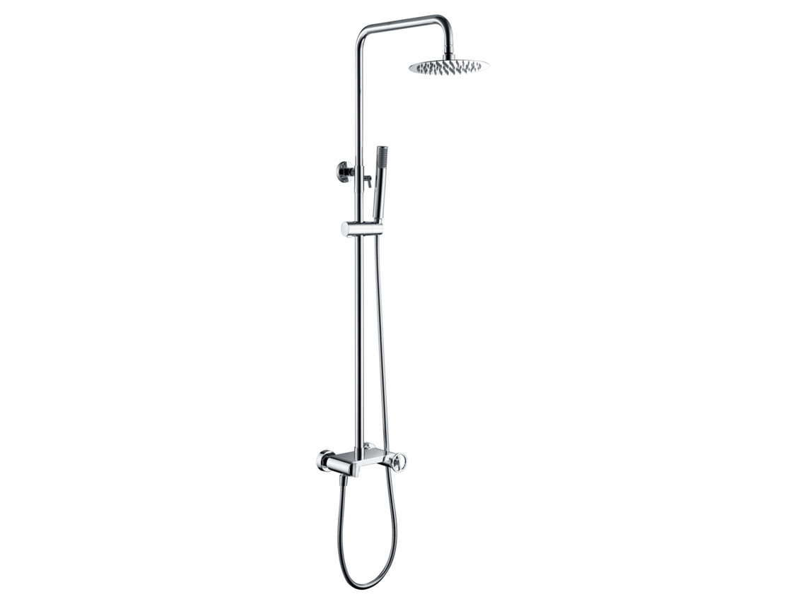 Columna de ducha Extensible, Termostatico rociador extraplano color Cromo MICE COLLECTION