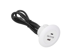 2026 Store-cargador De Escritorio Para Teléfonos Con Puerto Redondo De Carga Rápida Qc3.0 12-30v 30w Blanco