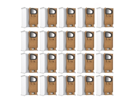 20 peças de sacos de pó de reposição para aspirador de pó xiaomi roborock h7 h6