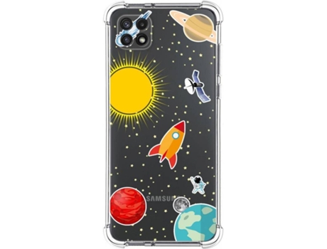 Carcasa Samsung Galaxy A22 5G TUMUNDOSMARTPHONE Espacio Multicolor