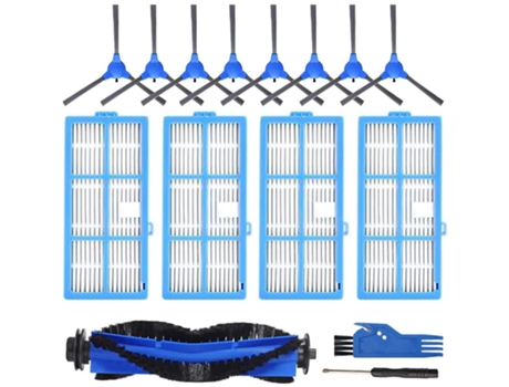 Para Coredy R3500 R3500S R550 (R500) R650 R600 R700 piezas de repuesto, juego de Cepillo Lateral de cepillo rodante, Kit de Robot aspirador