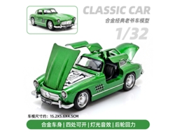Coche De Juguete A Escala 1/32, Fabricado En Metal Fundido A Presión, Con Puertas Que Se Abren, Luces Y Música. Un Coche De Juguete Para Niños.