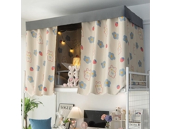 Cama Estampado Diseño Piezas La Tela De Esta Cortina Es