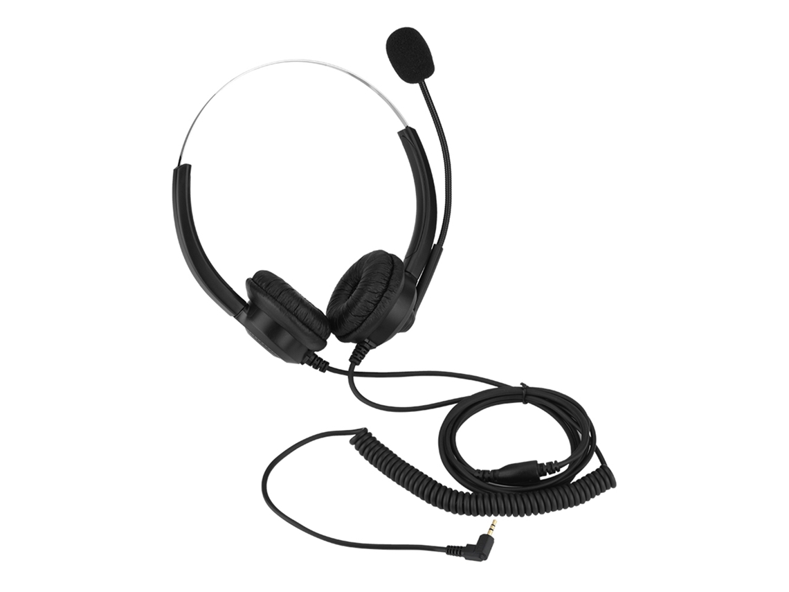 Fone De Ouvido Para Call Center Com Cancelamento de Ruído Protetores de Ouvido Rotativos 330° Plug 2.5mm