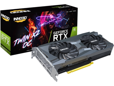 Placa Gráfica INNO3D Geforce Rtx 3060 Ti Twin X2 Oc Lhr 8Gb Gddr6