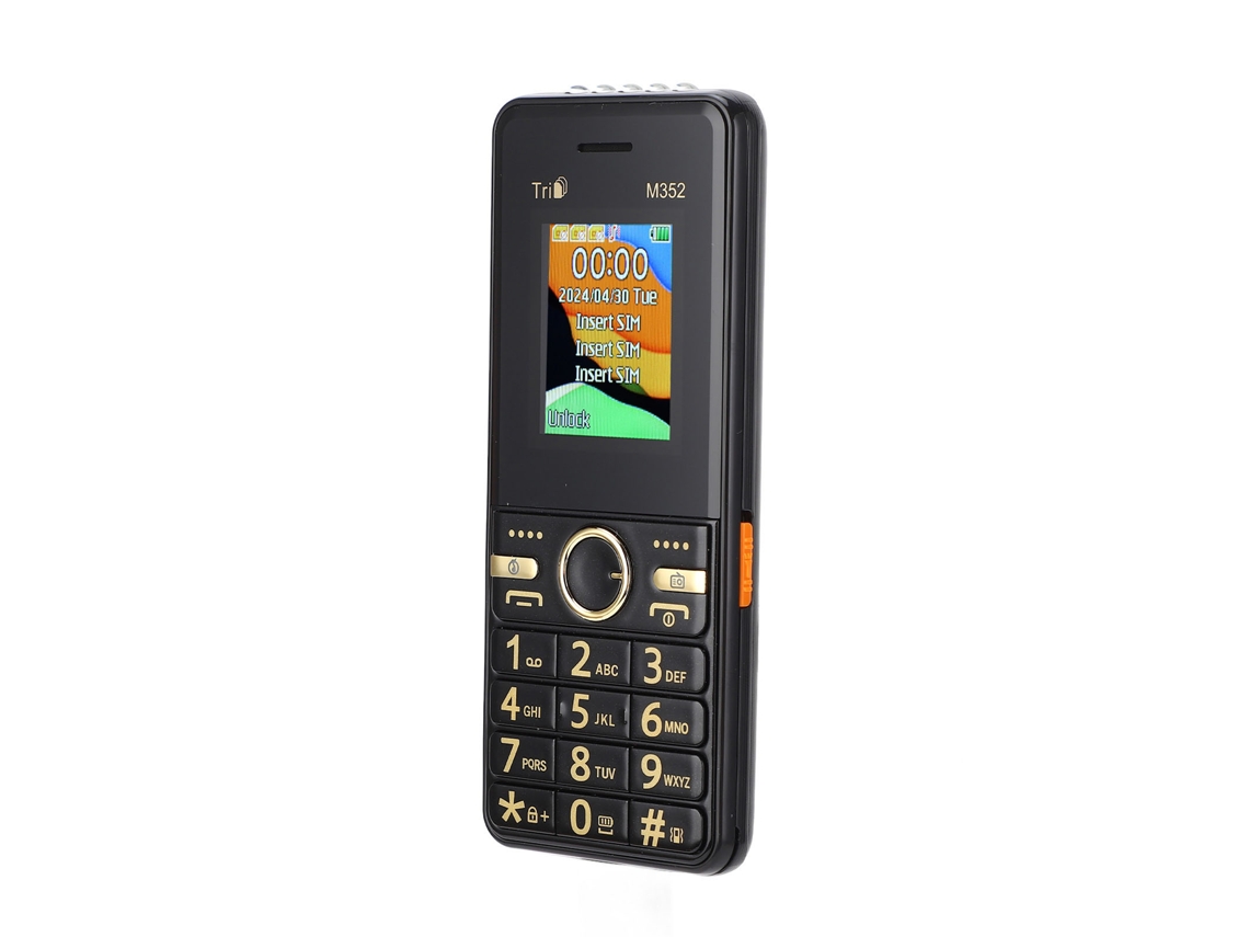Teléfono Móvil Gsm 2g Desbloqueado Para Personas Mayores Con Batería De 3600 Mah, Botones Iluminados Y 3 Ranuras Para Tarjeta Sim.