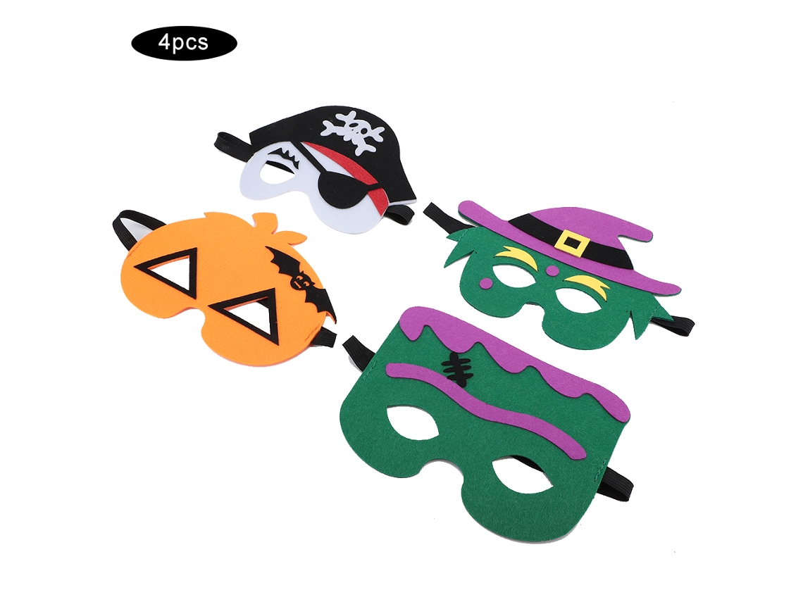4 máscaras de Halloween para fiestas de baile y disfraces