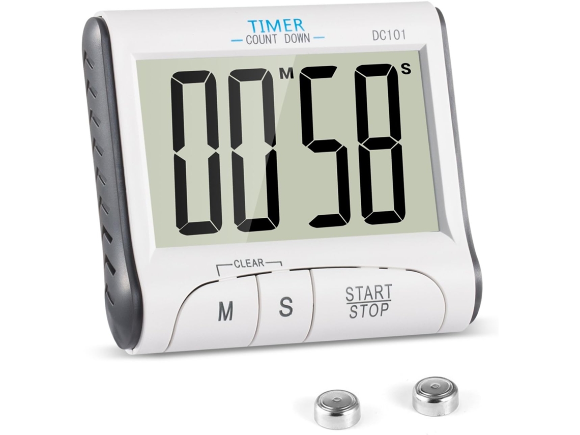 Temporizador De Cocina Confiable, Temporizadores Magnéticos Digitales Con Alarma Fuerte Y Funciones De Conteo Progresivo Y Regresivo Para Diversos Uso