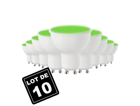 Bombilla GU10 5W Verde EUROPALAMP