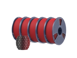 Filamento para impresora 3D, acabado mate suave, amplia compatibilidad, negro rojo OEM