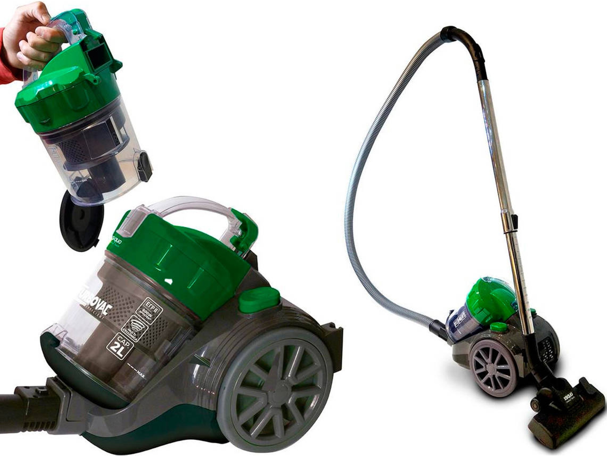 Aspirador sin Bolsa XSQUO Turbovac Efficient