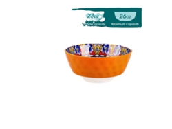 Cuencos de cerámica para sopa, diseño liso, ecológicos, aptos para lavavajillas, 6 piezas
