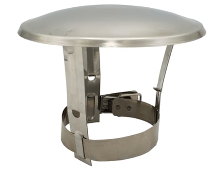 Protección Antinundación para Tubo de Chimenea en Acero Inoxidable de 200-250 mm, Tapa Protectora de Lluvia para Tubo de Chimenea