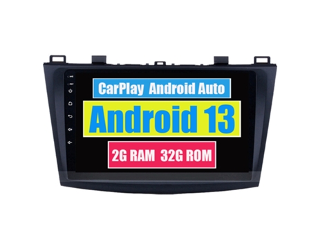 Autoradio Multimedia ROVERONE para Mazda 3 Mazda3 BL 2010 - 2013 CarPlay Android Coche Radio Bluetooth Navegación