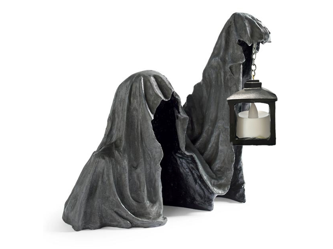 Estatua De Fantasma Con Farol, Decoración De Resina Para Fiestas De Halloween En El Jardín, Para Interiores Y Exteriores.