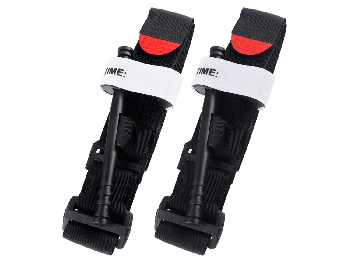Torniquete 2 o 4 Unidades El Más Rápido, Seguro y Eficaz para el Control Hemostático en Situaciones de Combate, Aplicación con una Mano, Primeros Auxilios