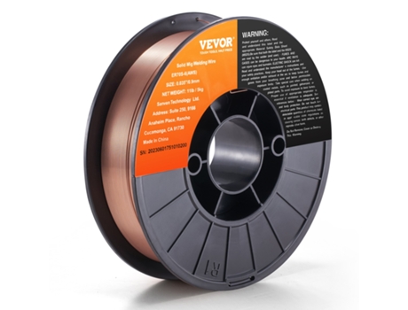 VEVOR sólido MIG welding wire er70s-6 0.035 pulgadas 11 libras bajo carbono MIG welding wire
