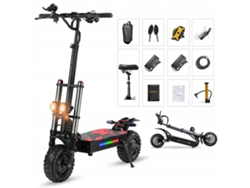 Patinete eléctrico Boyueda S3 11, motor 2x3000w, batería 60v 38ah, velocidad máxima 85km/h, autonomía 120km, frenos de disco hidráulicos dobles