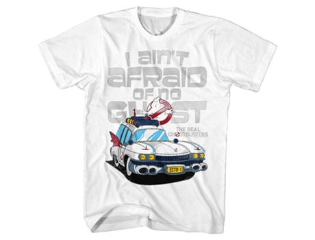 Camiseta ROCKINSTONE Ecto-1 Cazafantasmas reales (M)