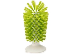 Brocha de maquillaje con ventosa, vertical, cerdas cepilladas, para limpieza de botellas de cocina, Rosewell Cleaning (verde)