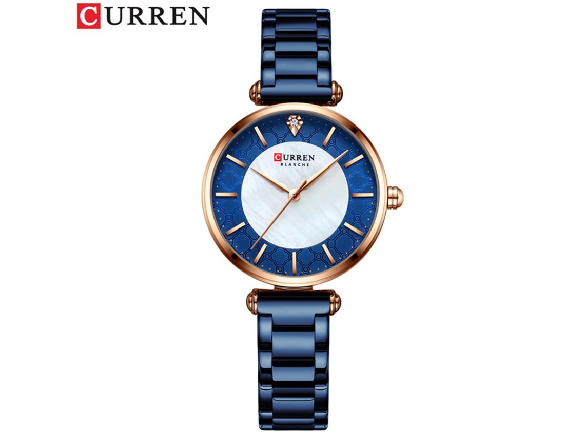 Reloj De Moda Para Mujer, Esfera De Aleación Con Nácar, Resistente Al Agua, De Cuarzo.