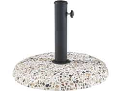 Soporte de Sombrilla Bitritto Circular Ø45 x 6 cm Hormigón - Aspecto Grava CASA.PRO
