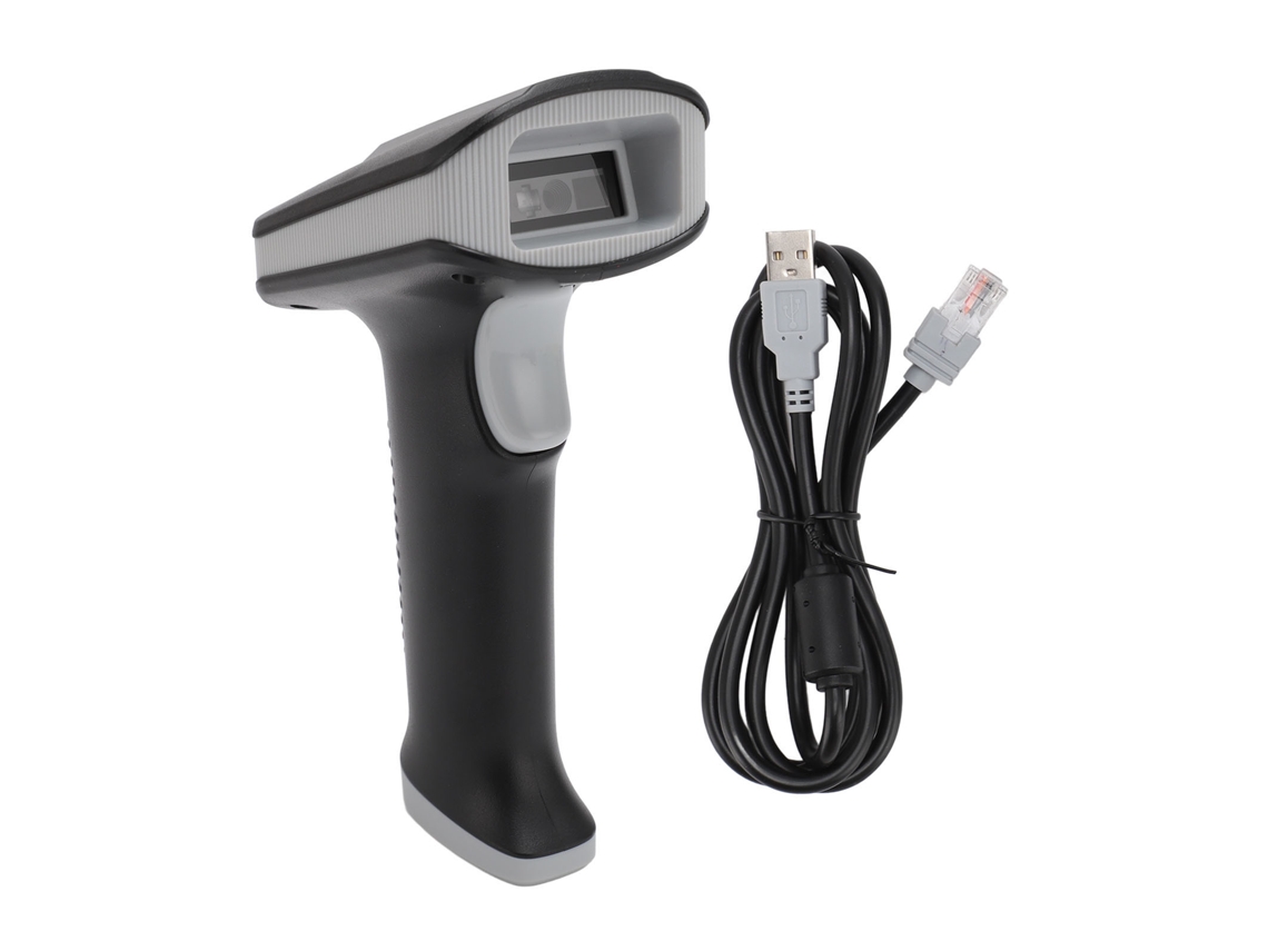 Lector De Códigos De Barras Portátil Usb 120fps 1d 2d Qr Code Modo Continuo