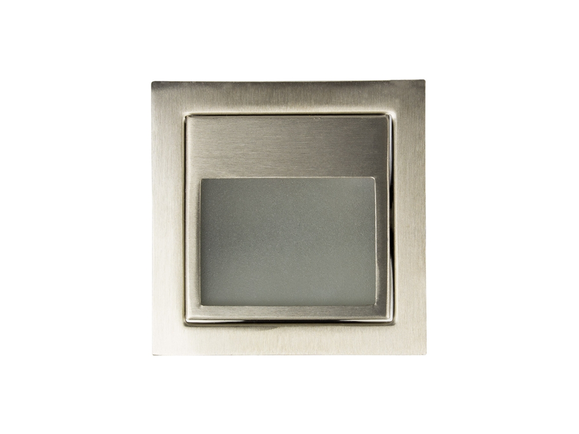 Baliza De Pared Led 1.5w Empotrable Acero Inoxidable Larry 5000k Branco Frio